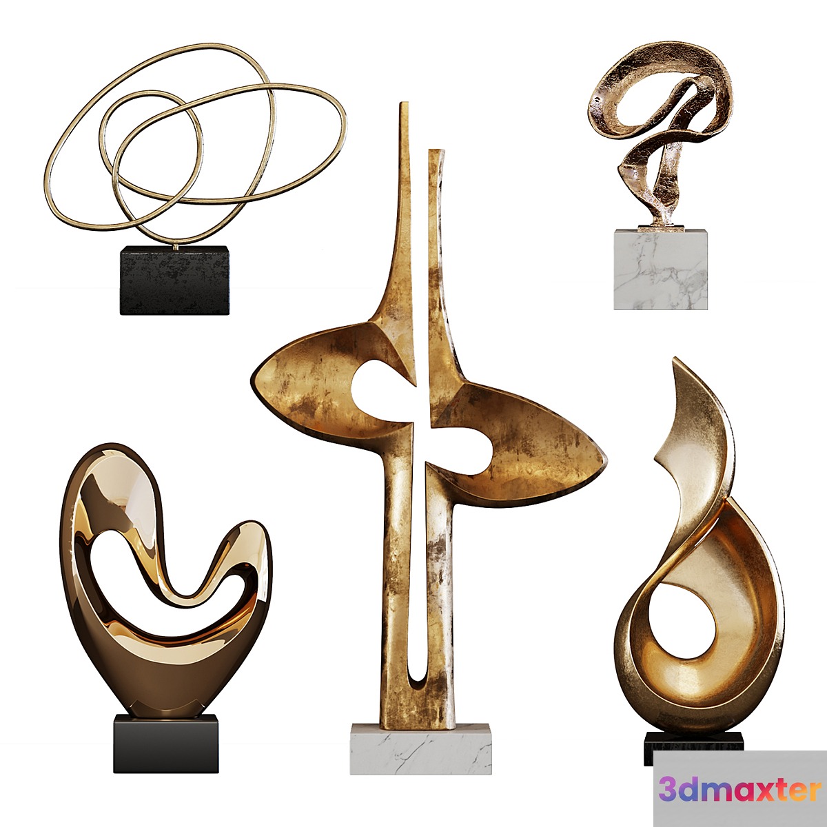 Abstract Sculptures 01 3D Max