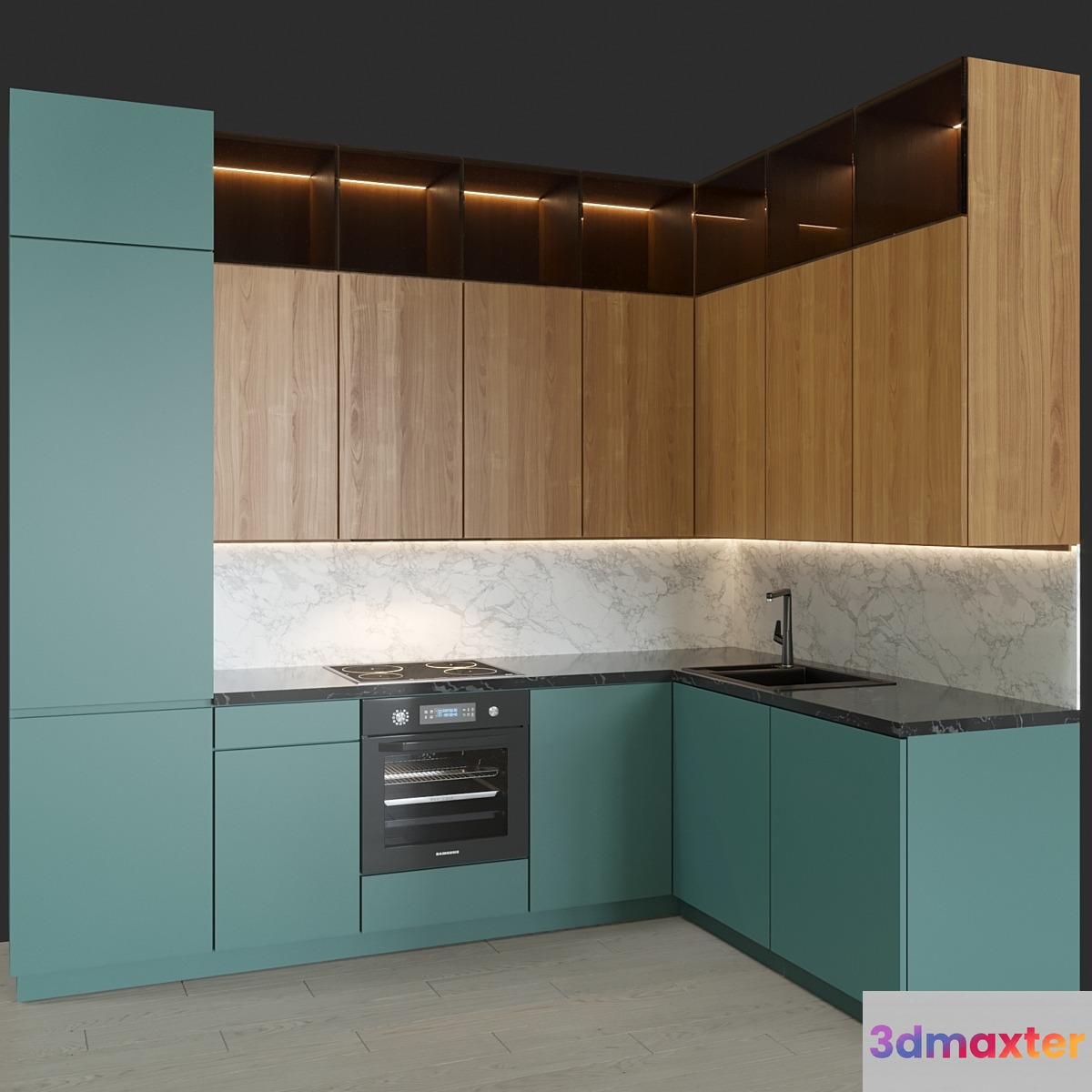 Modern Kitchen 30 3D Max