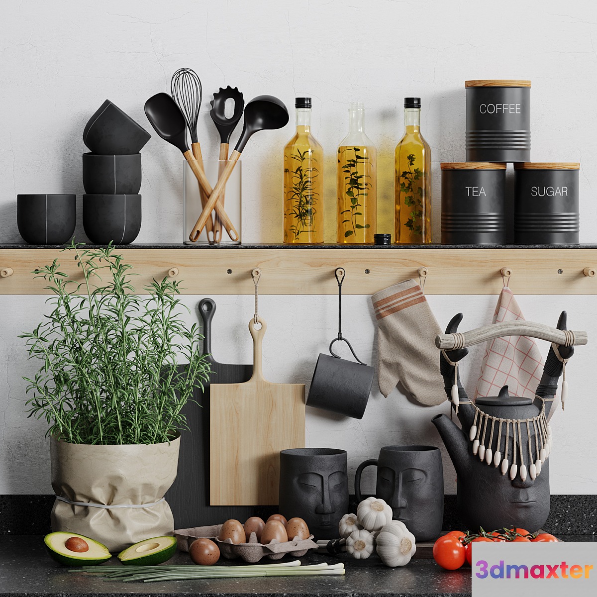 Decorative kitchen set 03
