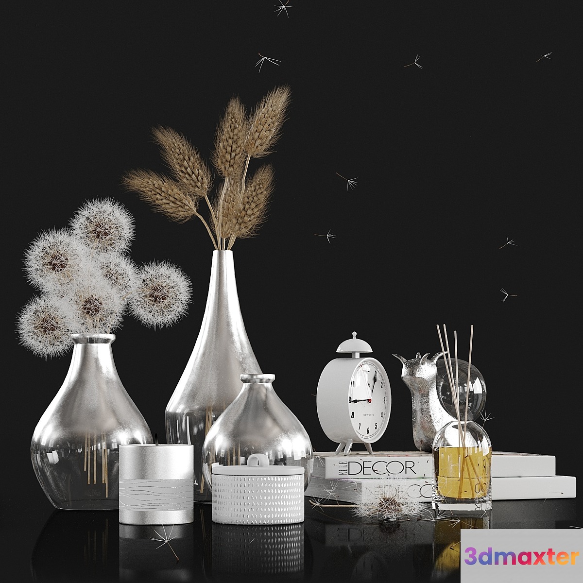 Decorative set with Dandelions - No.2