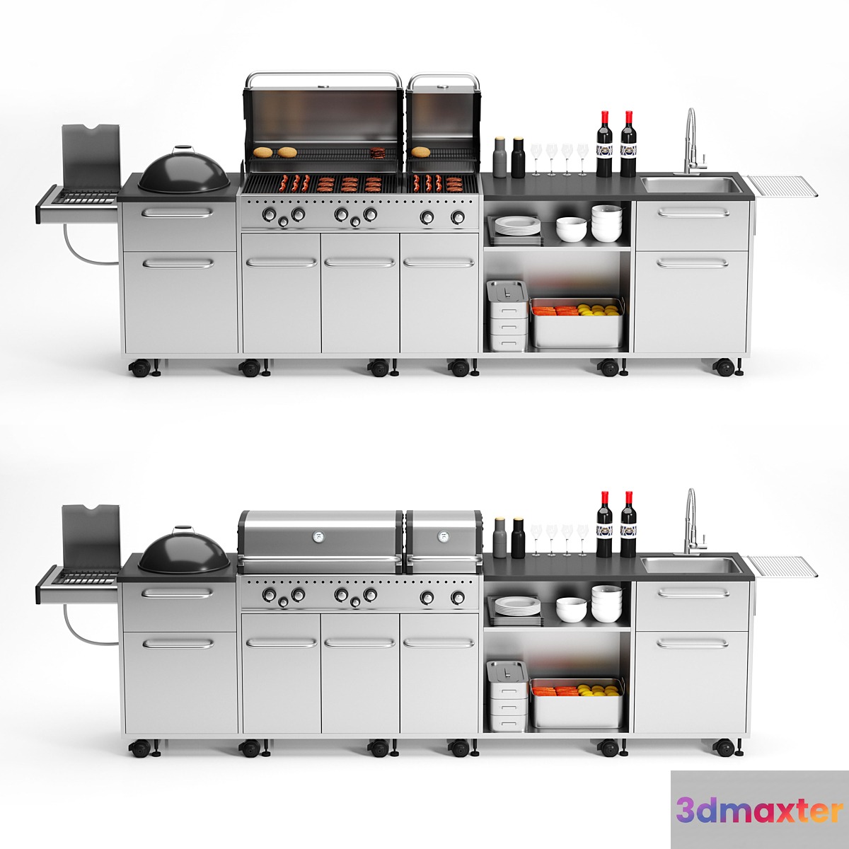 Barbecue 12 3D Max