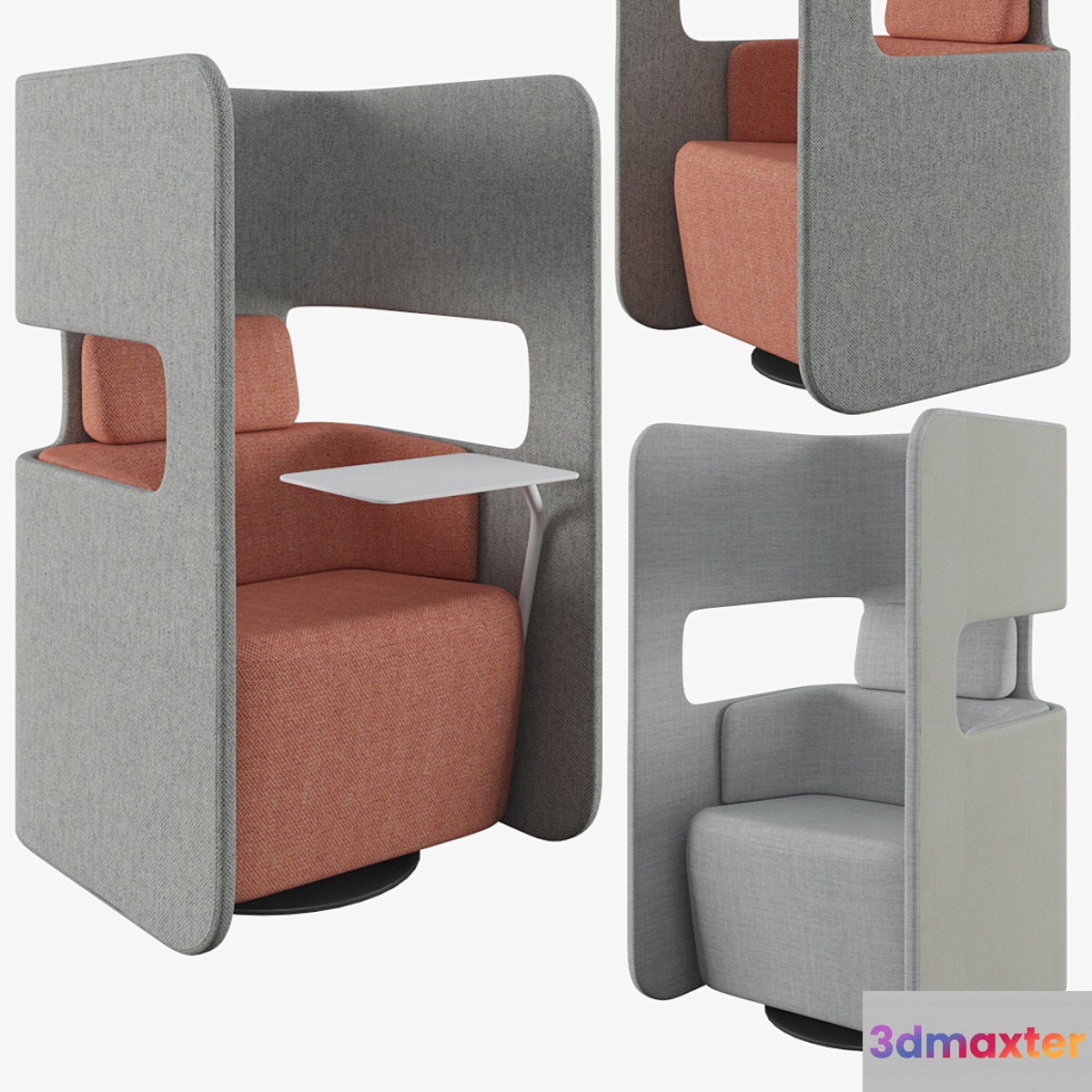 Office Pod Seat_FB 3D Max