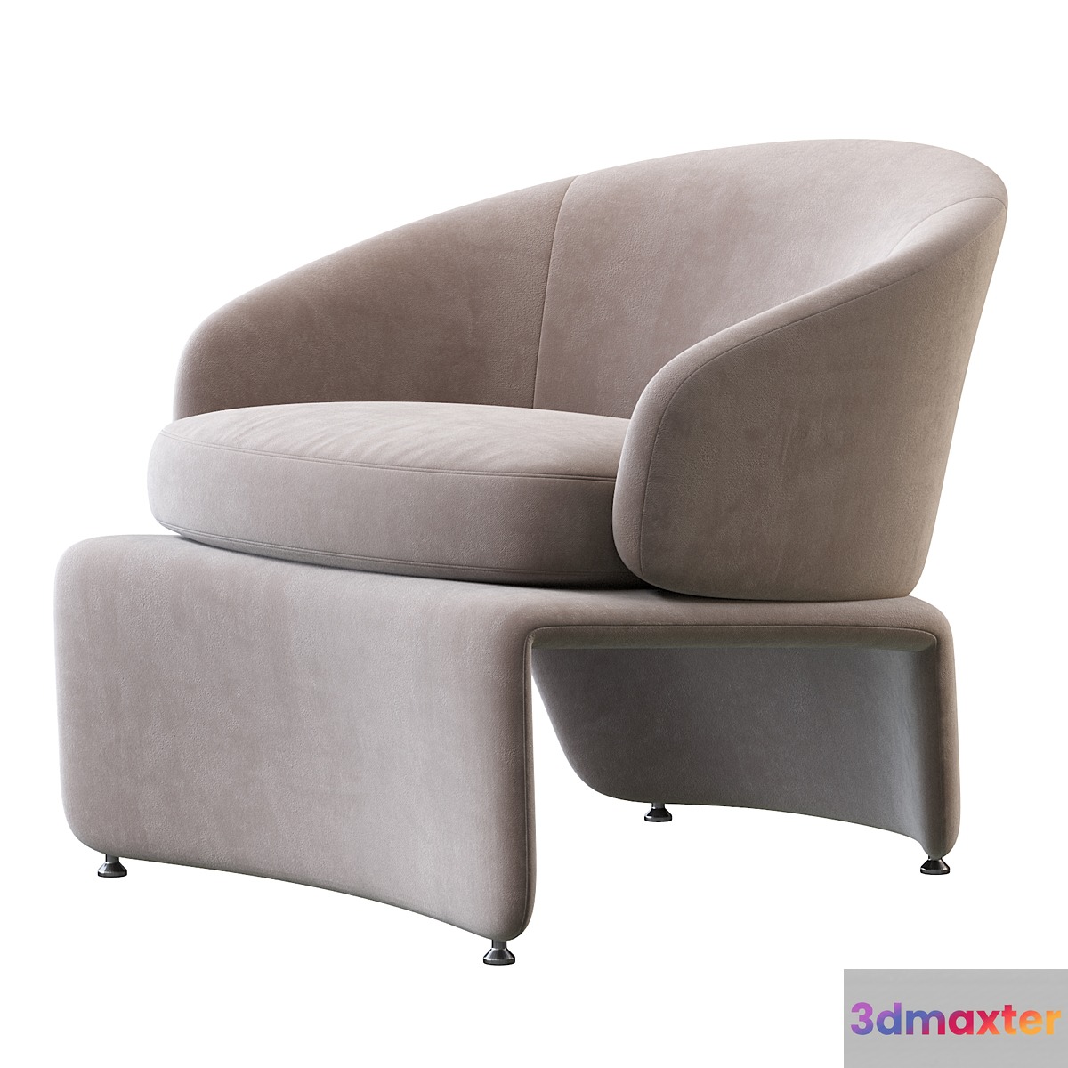 Halley Armchair by Minotti 3D Max Halley Armchair by Minotti 3D Max