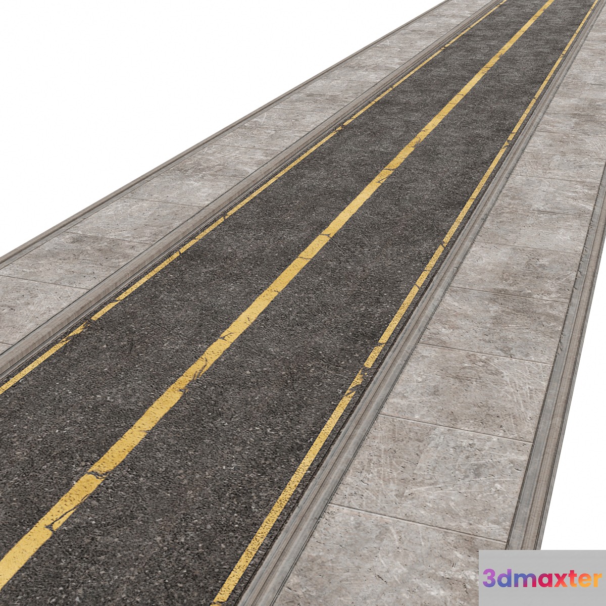 Road asphalt 3D Max