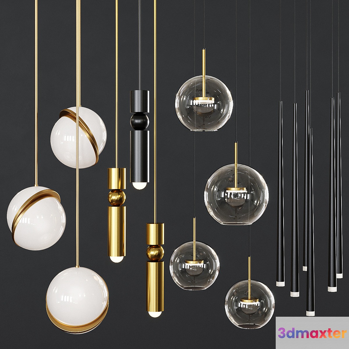 Pendant lights set 039