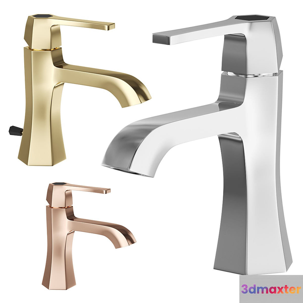 Single lever washbasin mixer Cisal Cherie 3D Max