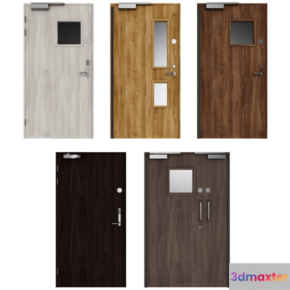 Wooden swing fire doors - No.4