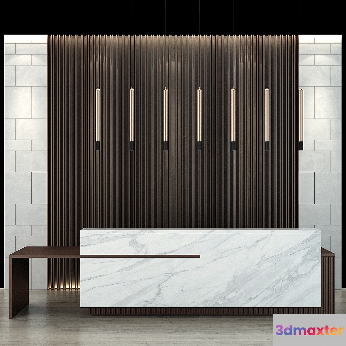 Reception set 05 3D Max