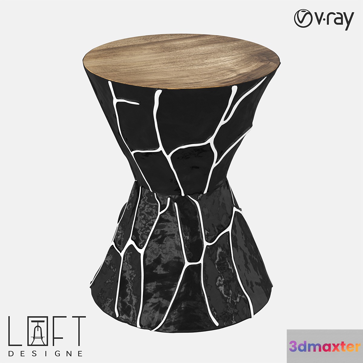 Coffee table LoftDesigne 6062 model 3D Max