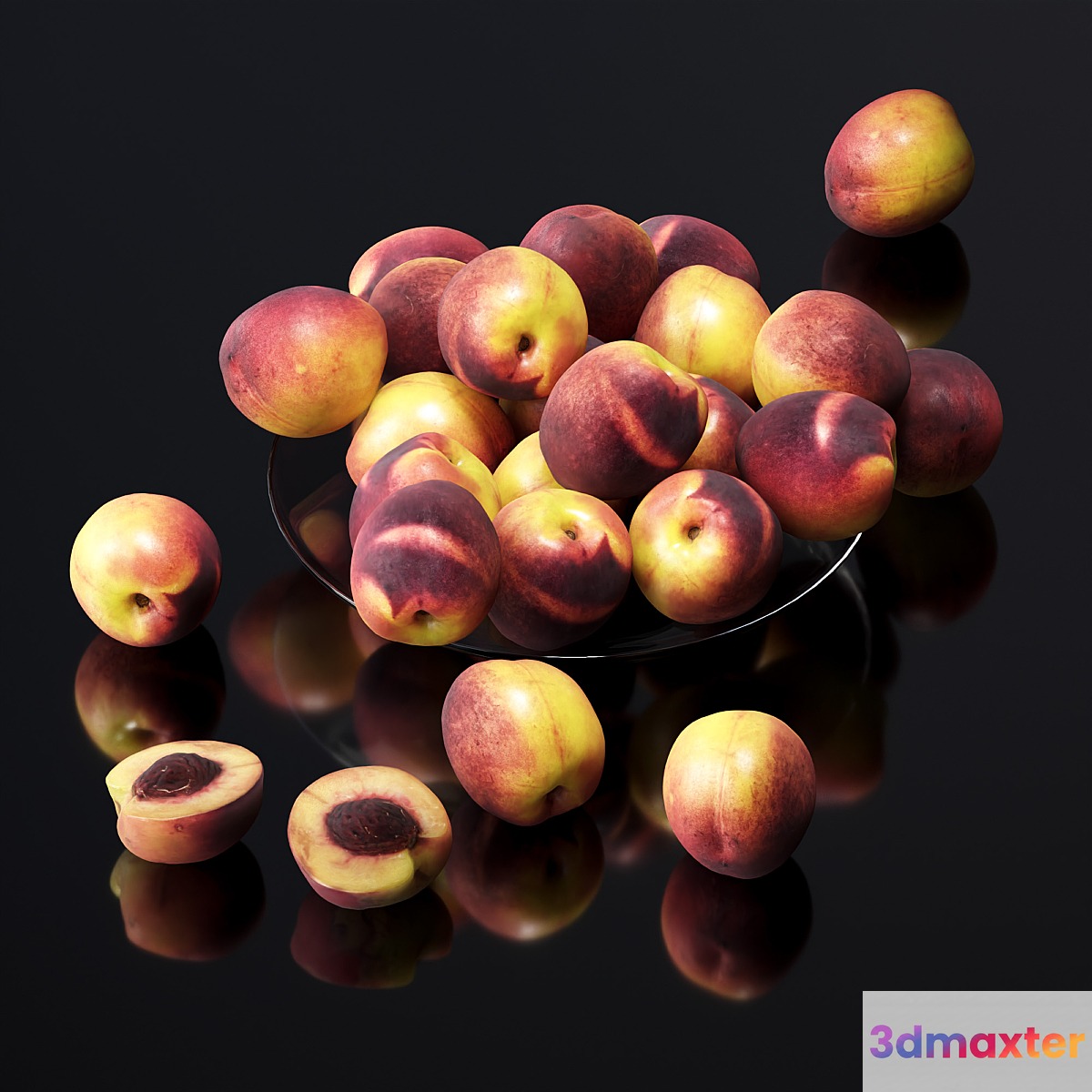 Nectarine - No.3 3D Max