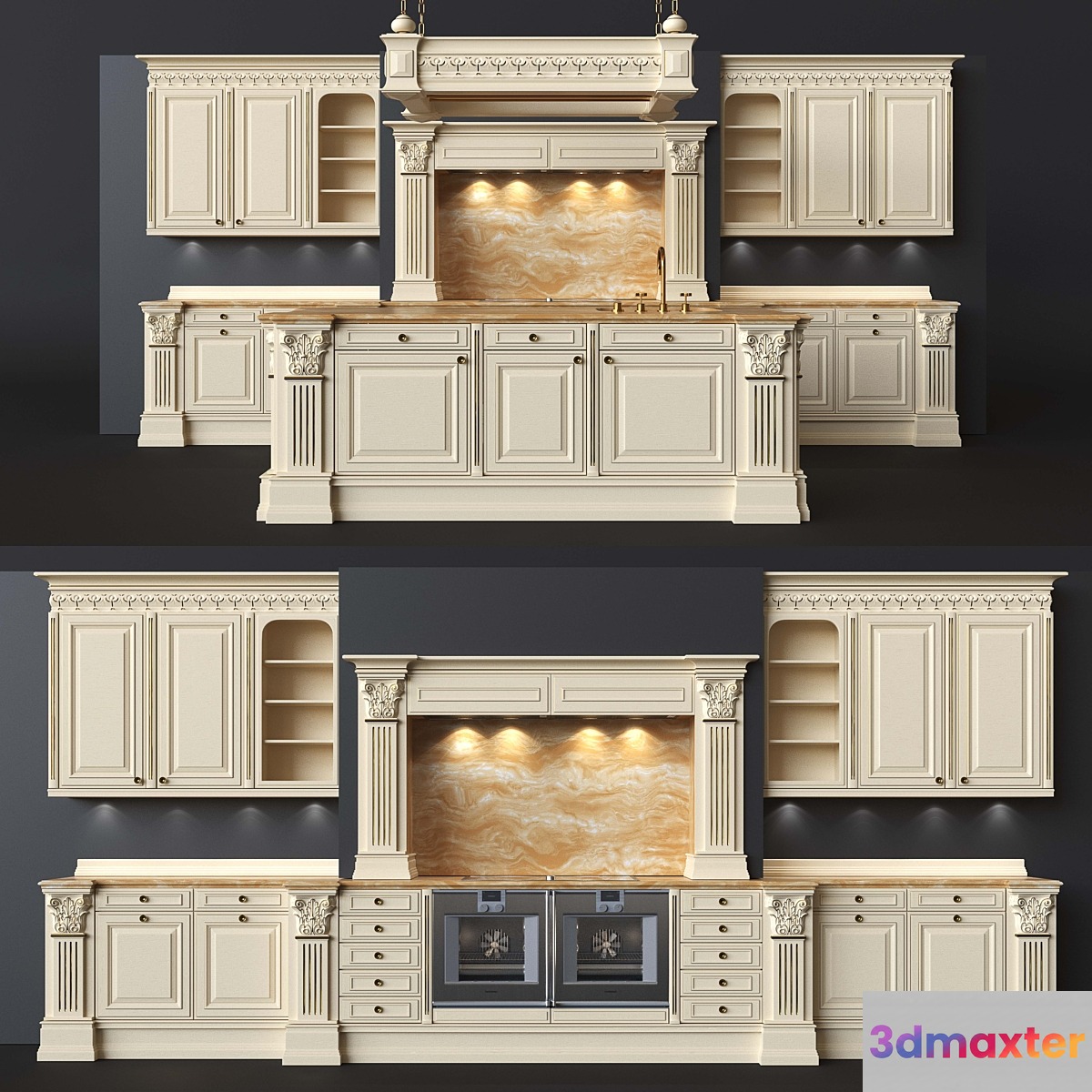 Kitchen SieMatic Collection Royal 3D Max