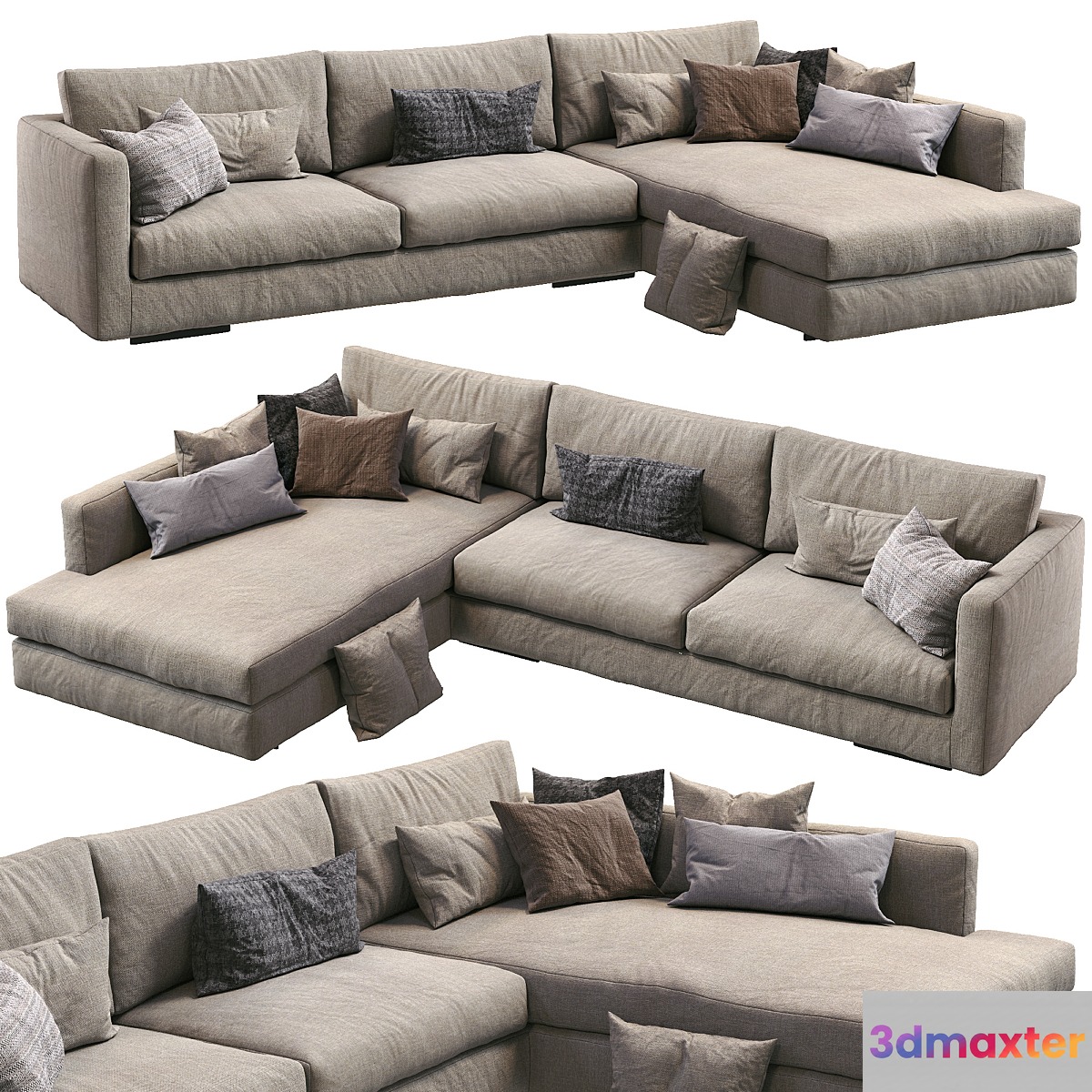 Flexform Sofa MAGNUM 3D Max