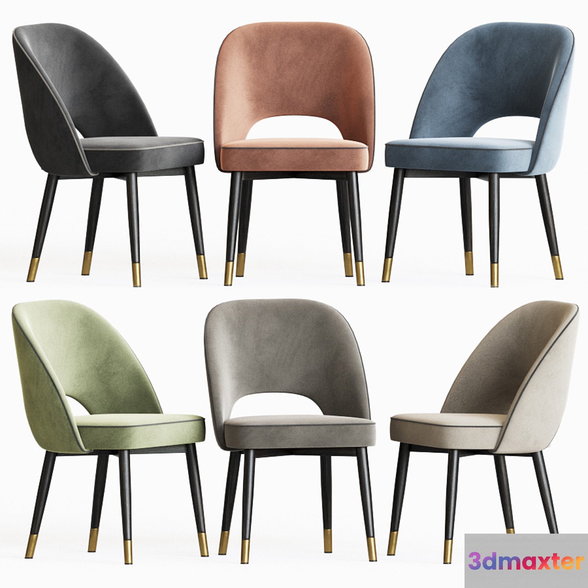 Eichholtz Dining Chair Cliff 3D Max