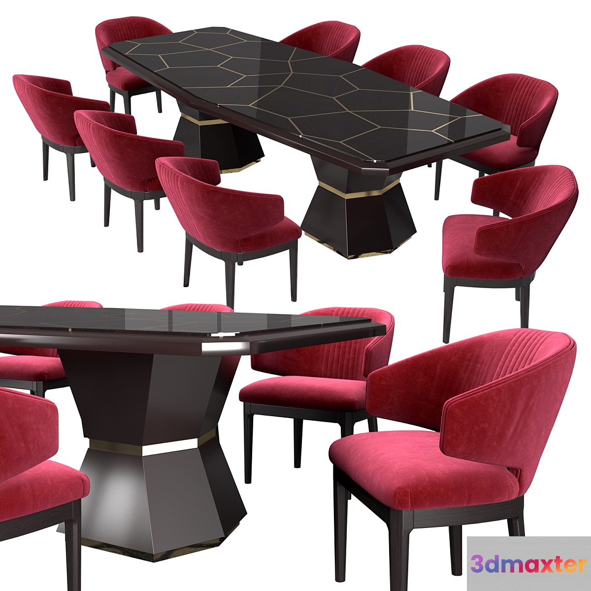 Carpanese Temptation Dining 3D Max