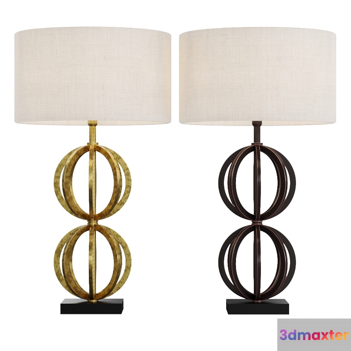 Rollo Antique Gold & Bronze 2-in-1 3D Max