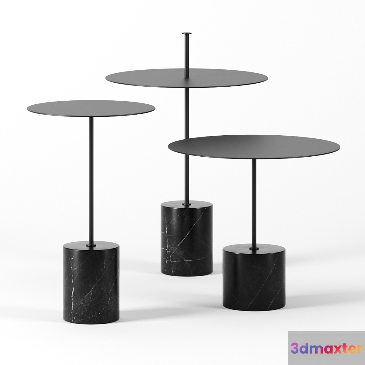 CALIBER side tables by Wendelbo 3D Max