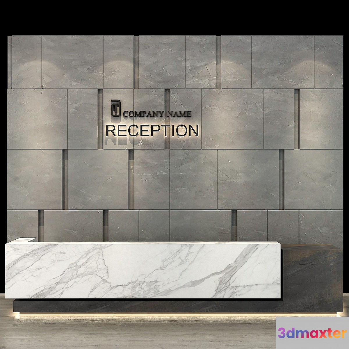 Reception set 07 3D Max