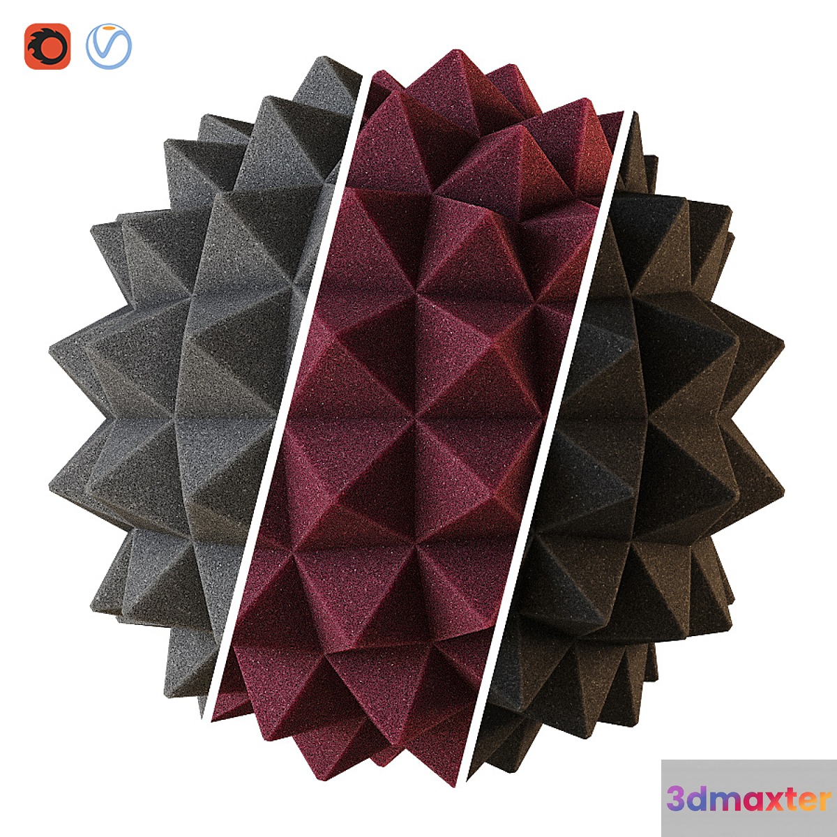 Acoustic foam material
