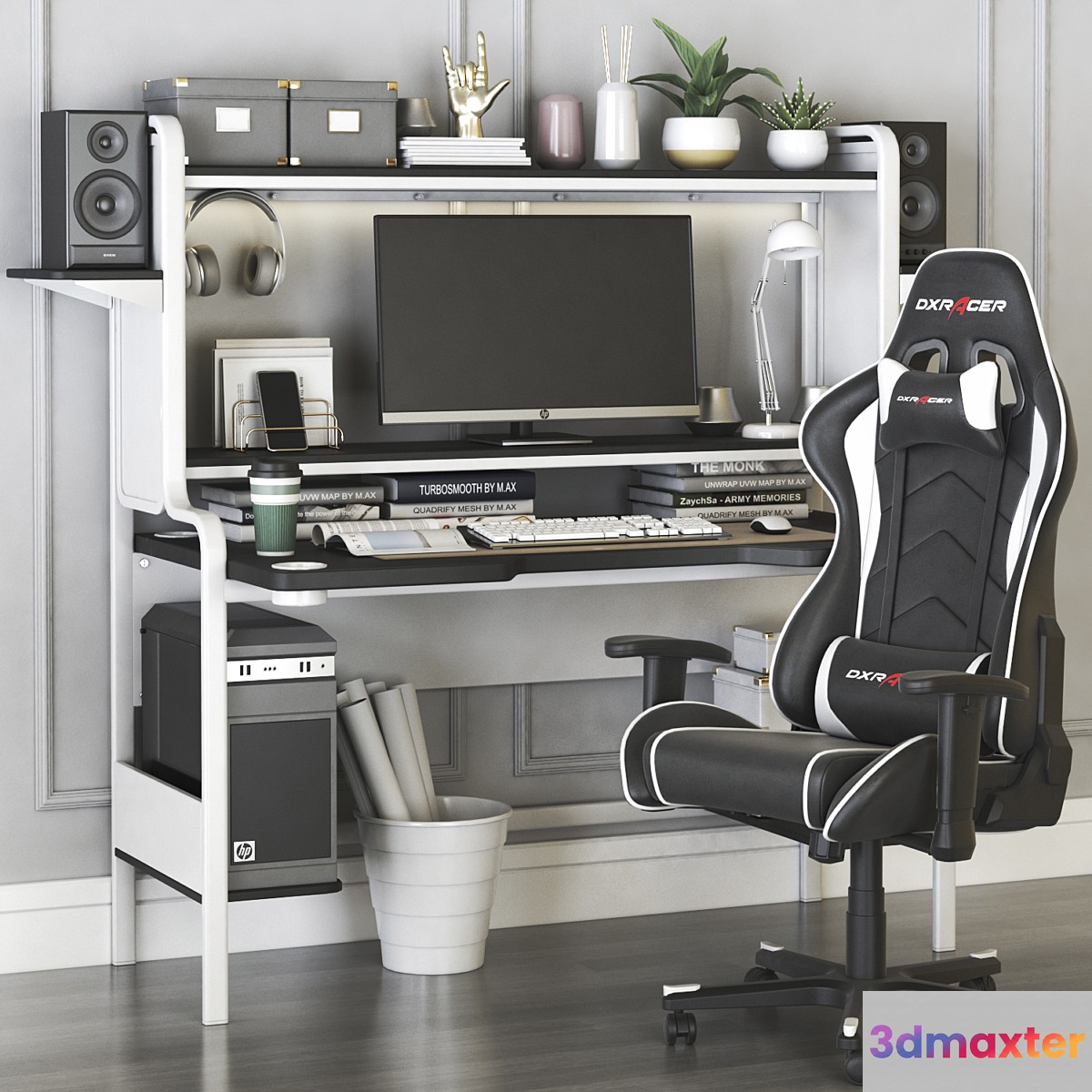 IKEA office workplace 34 3D Max