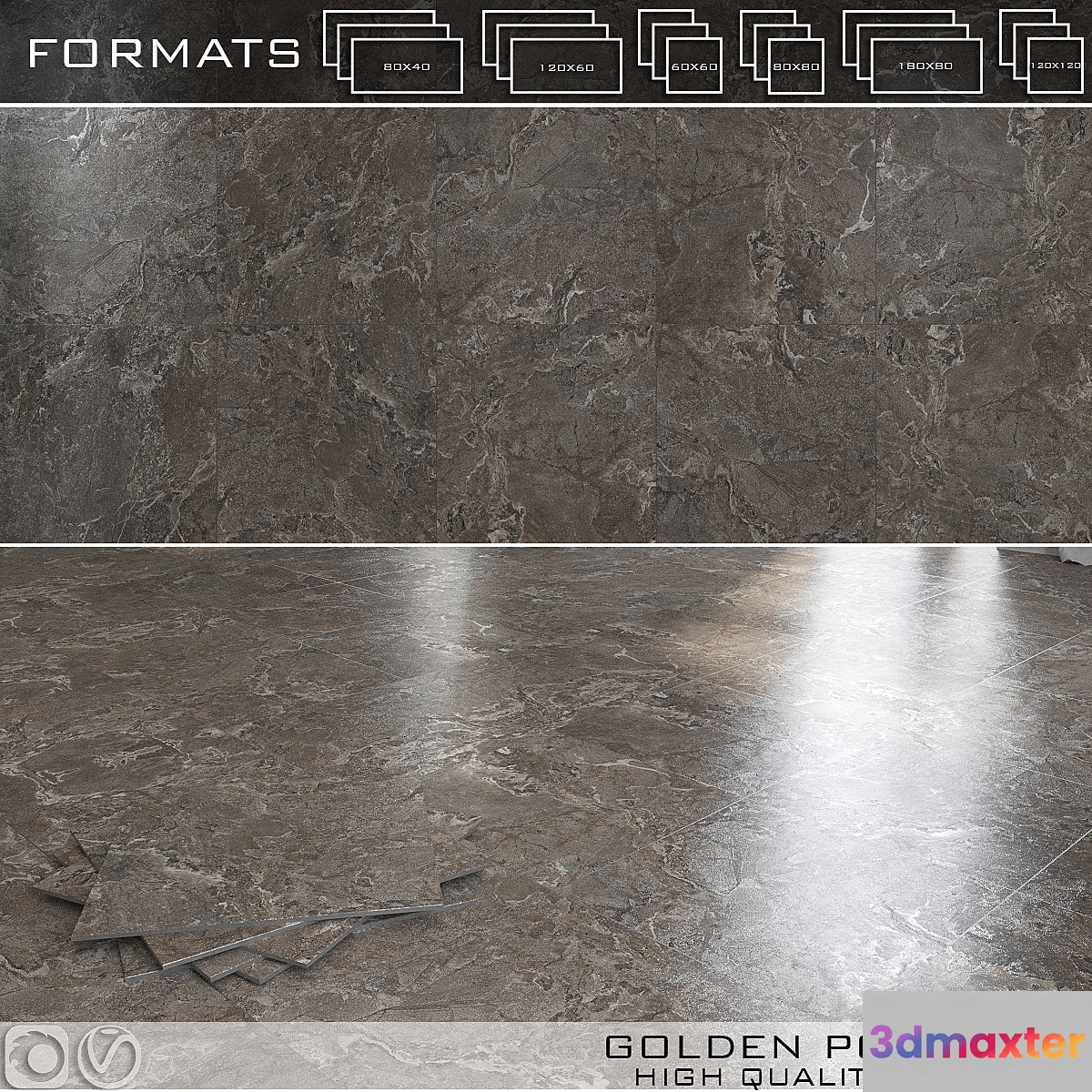 CASA DOLCE CASA GOLDEN PORPHYRY 3D Max