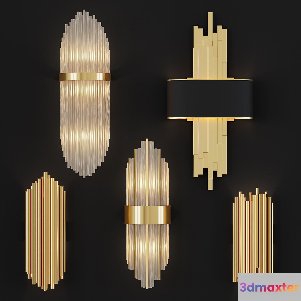 Lampatron bra set 2 3D Max