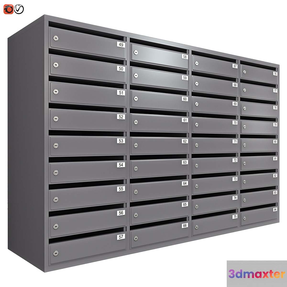 Mailbox_018 3D Max