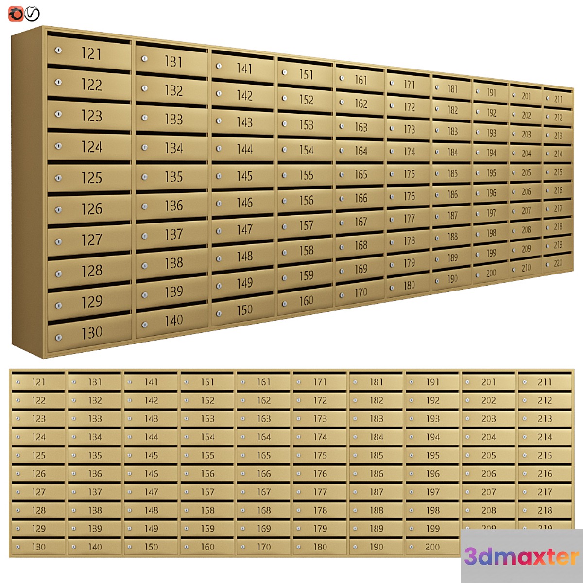 Mailbox_019 3D Max