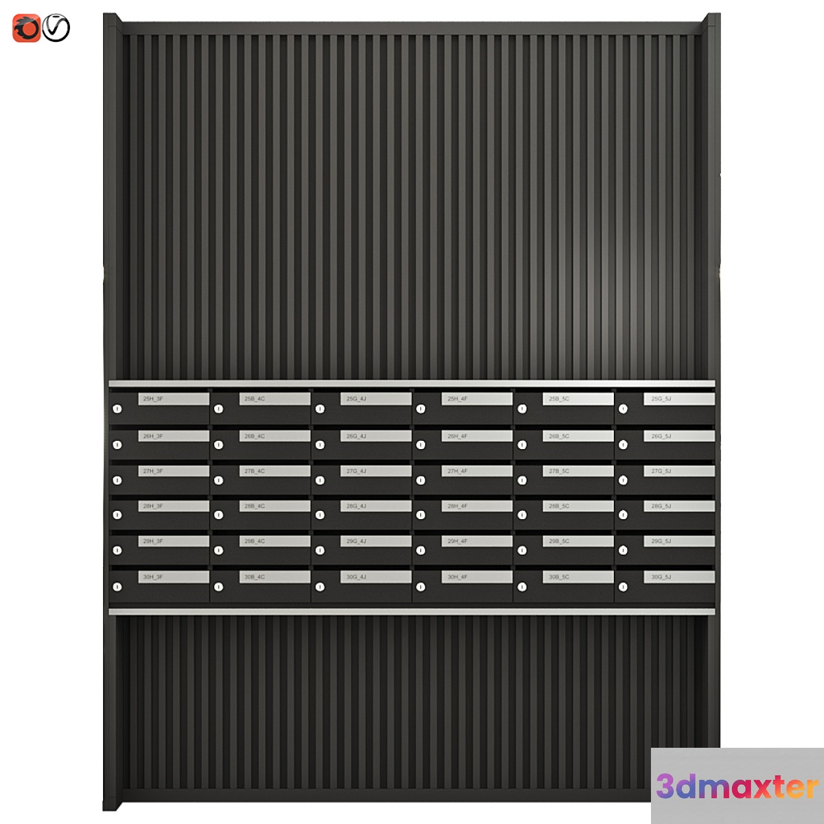 Mailbox_020 3D Max