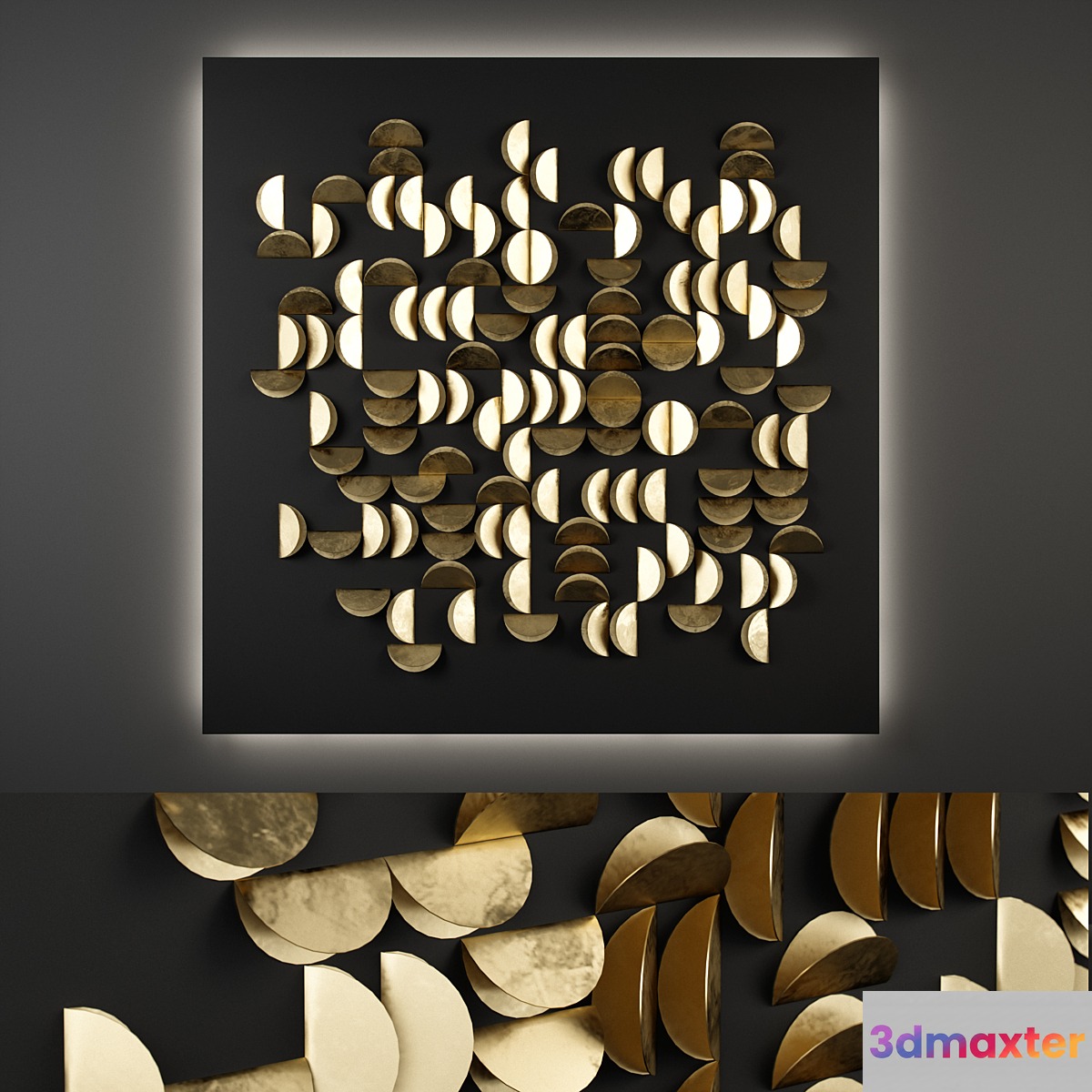 wall decor 02 3D Max
