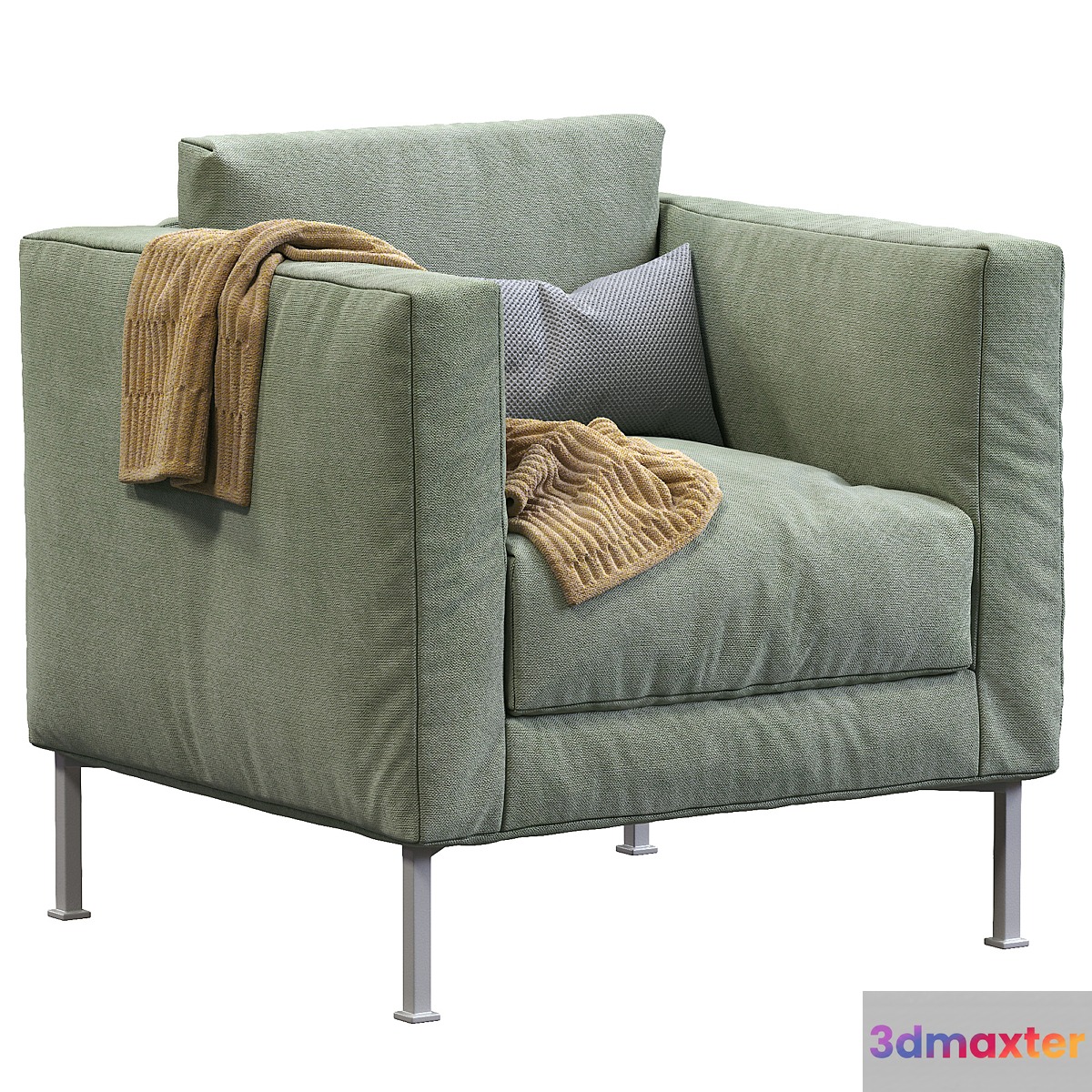 Livingdivani armchair box 3D Max
