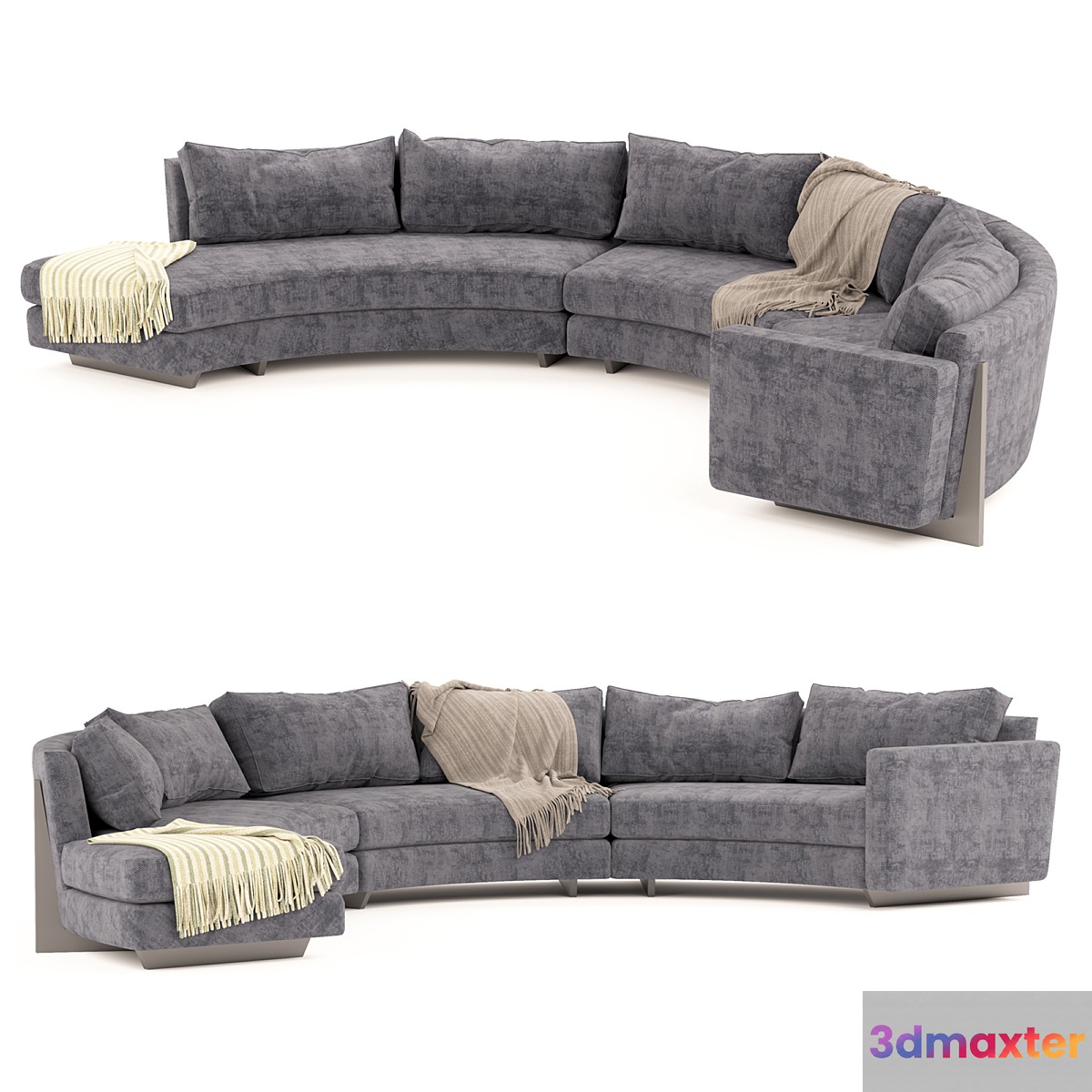 Thayer coggin round sofa 3D Max