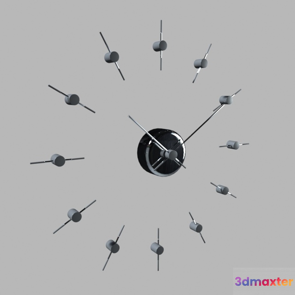 Wall clock Nomon Merlin 12N-125 3D Max