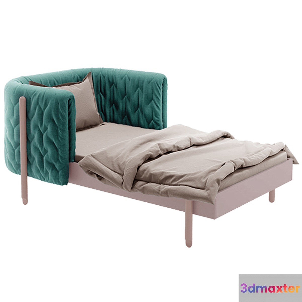 Baby bed 3D Max