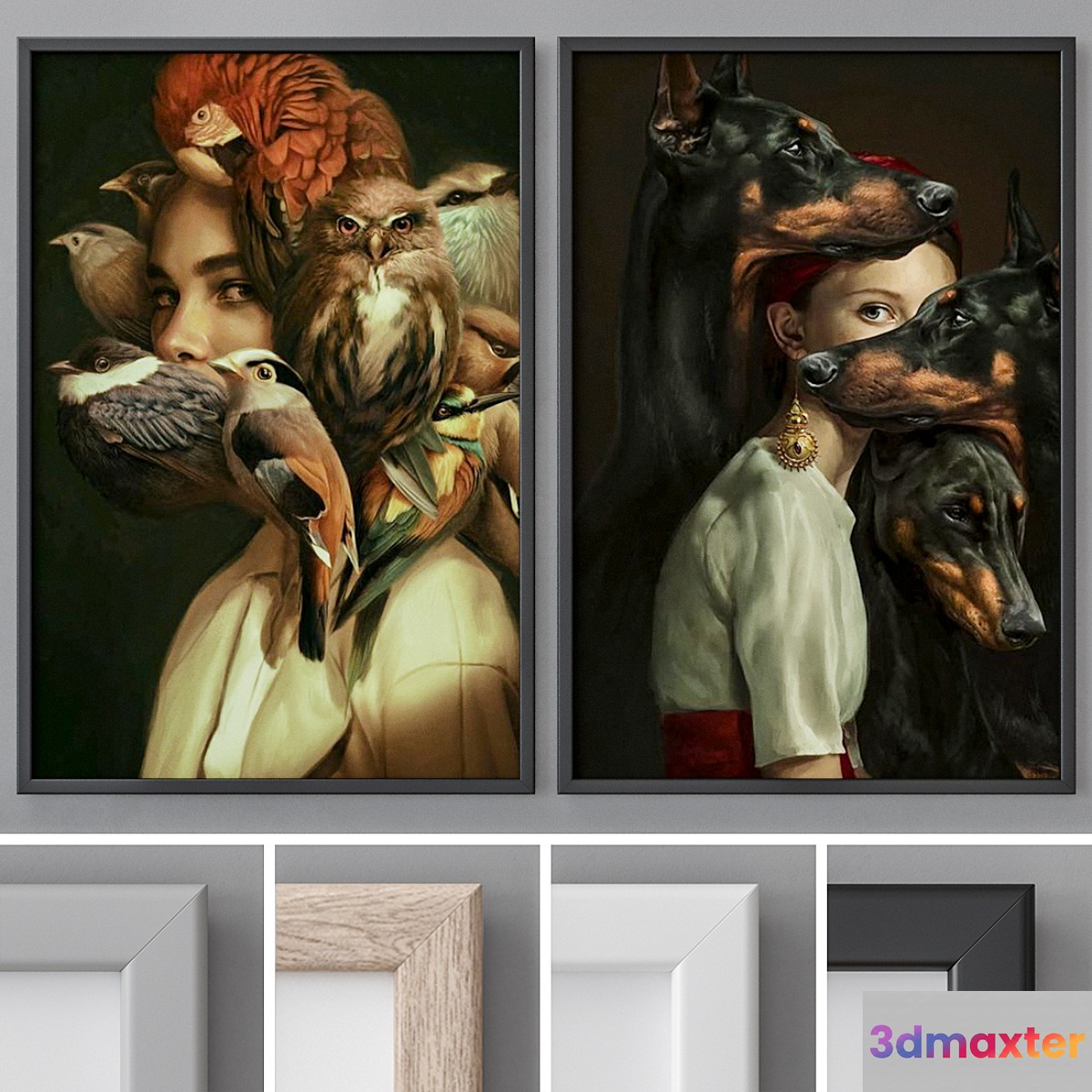 Photo Frames Set 579 - No.2 3D Max