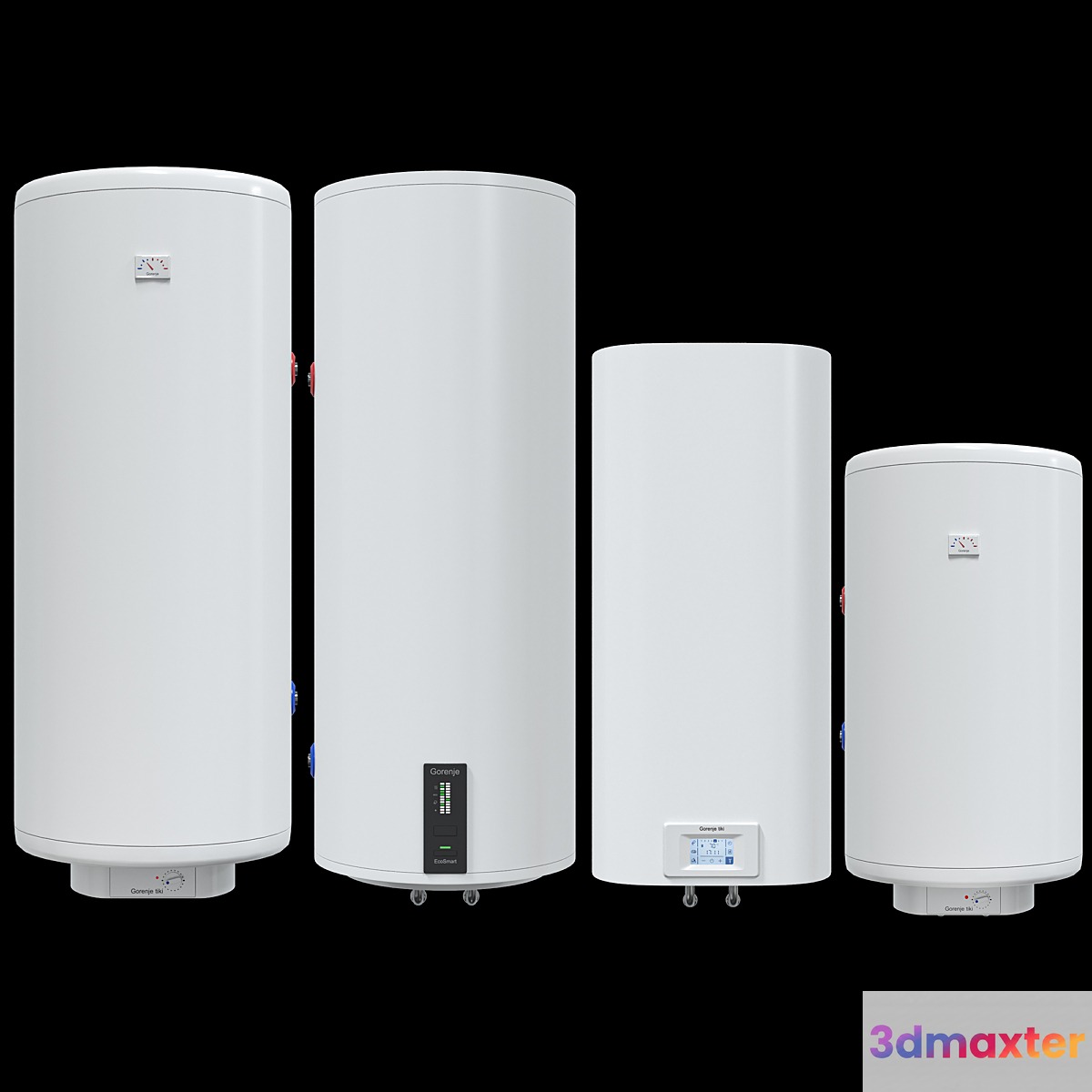 Water heater Gorenje set 3D Max