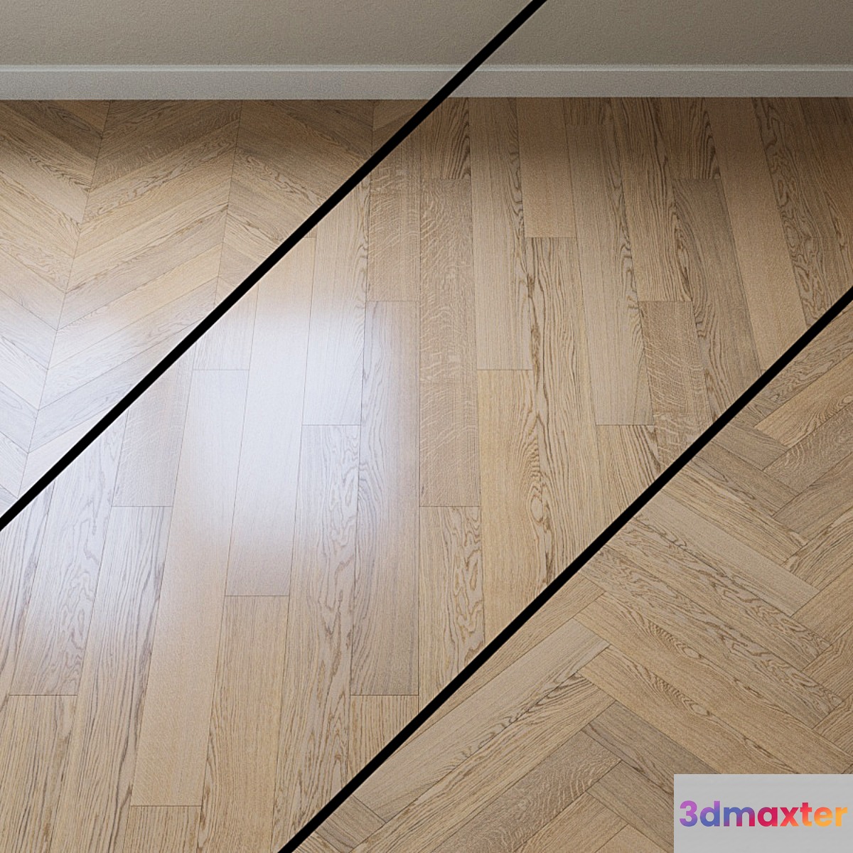 Parquet board Upofloor (Upofloor) oak oak 3D Max