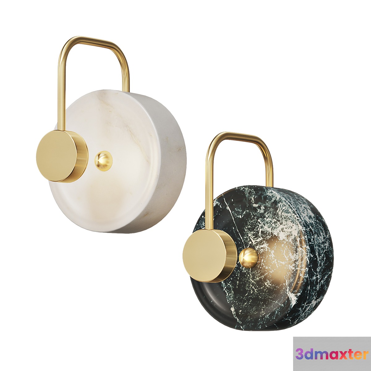Marble Wall Lamp Gottby 3D Max