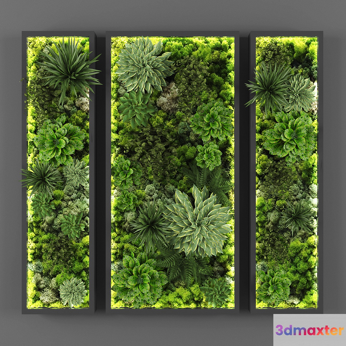 Vertical garden 108 3D Max