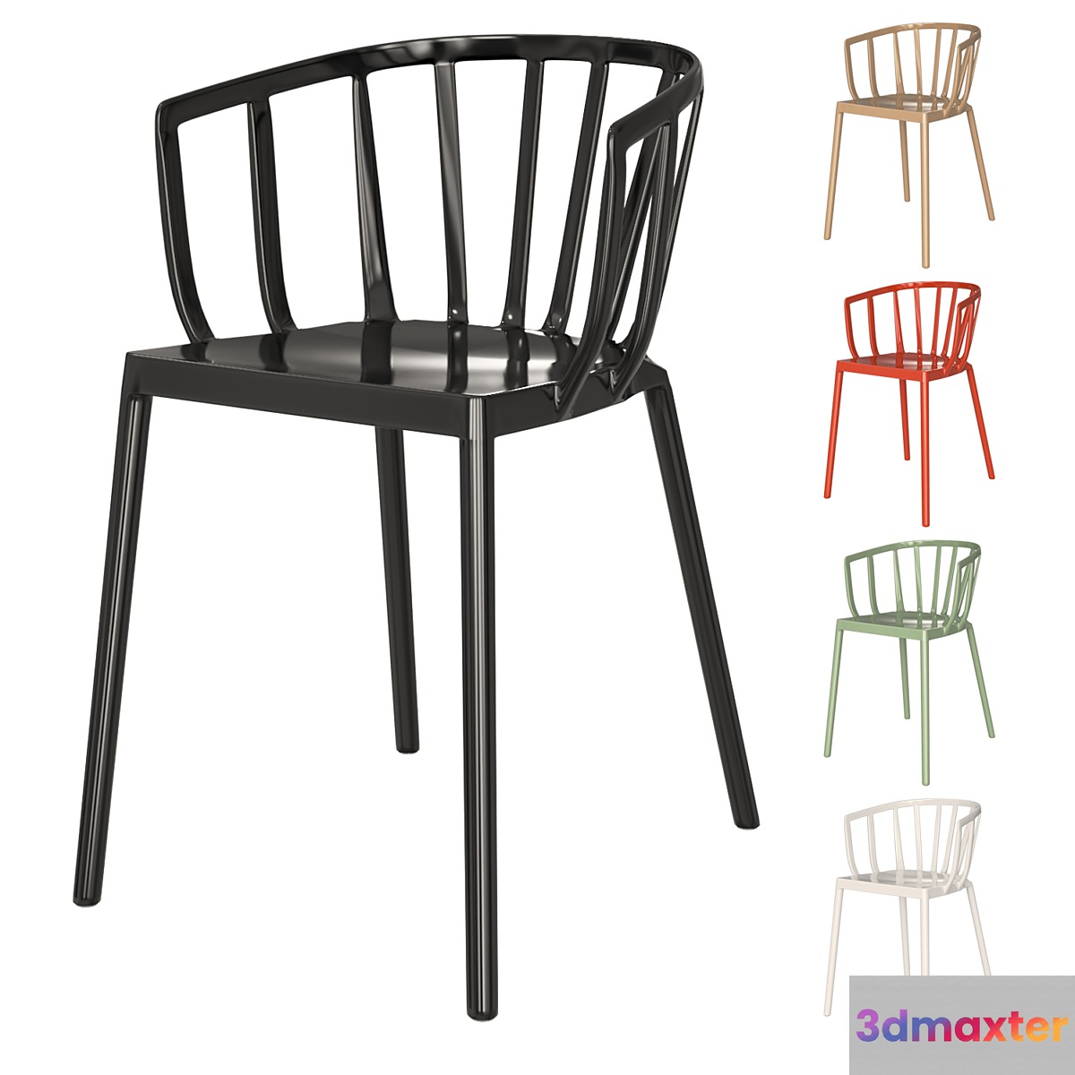 Kartell Venice Chair 3D Max