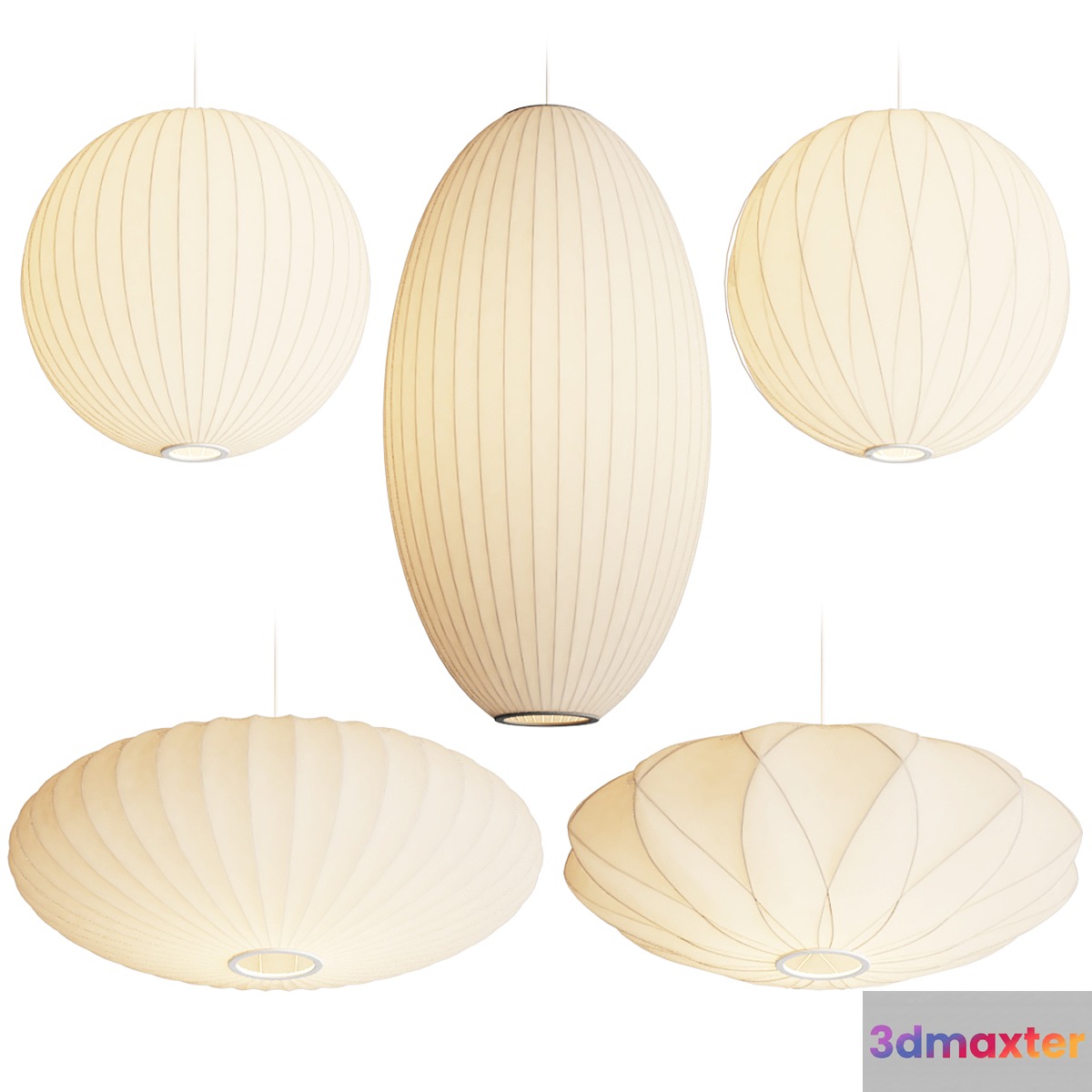 George Nelson Bubble Pendant Lamps - No.4
