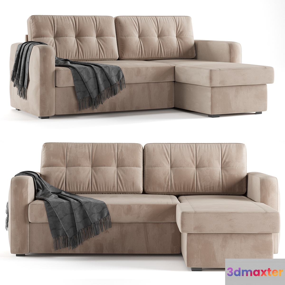 Loko corner sofa 3D Max