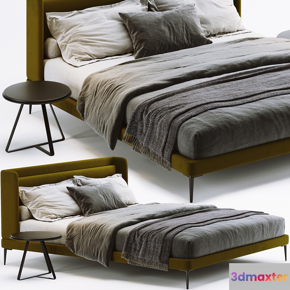 Boconcept austin bed 3D Max