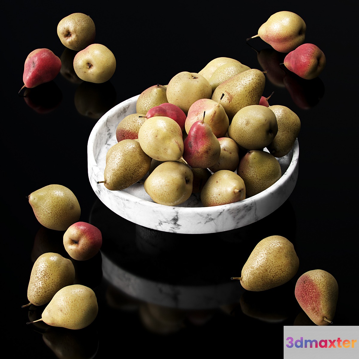 Trout pears 3D Max
