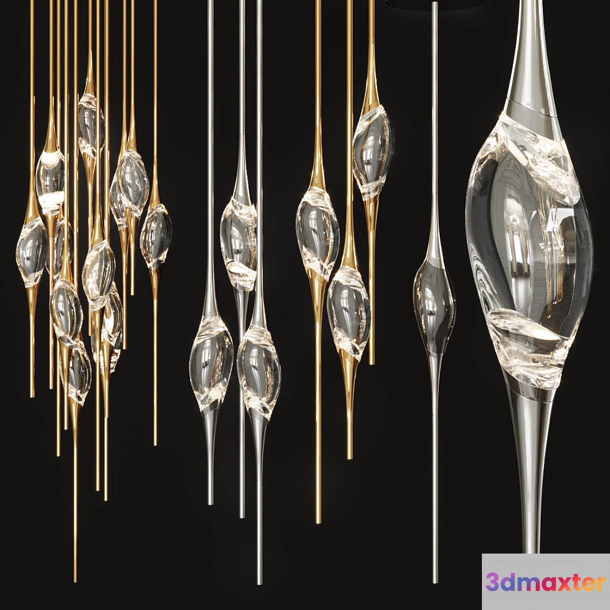 Il Pezzo 12 Cluster Chandelier