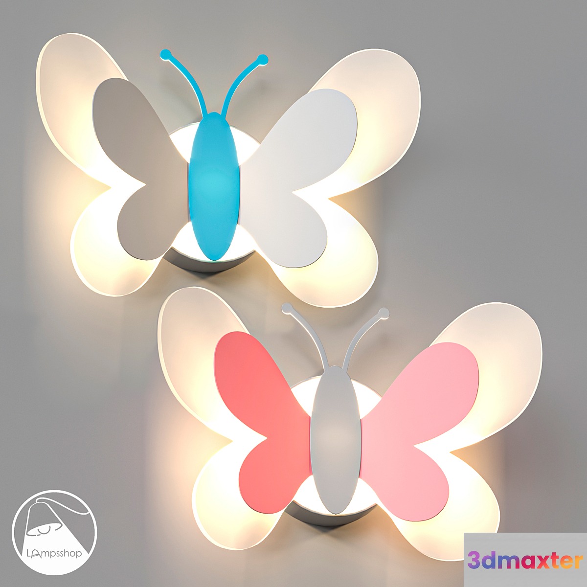 LampsShop.ru CB7005 Sconce Butterfly 3D Max