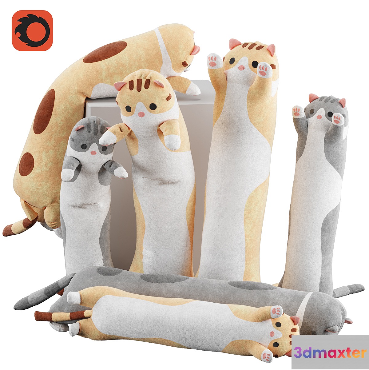 Stuffed plush toy cat from aliexpress