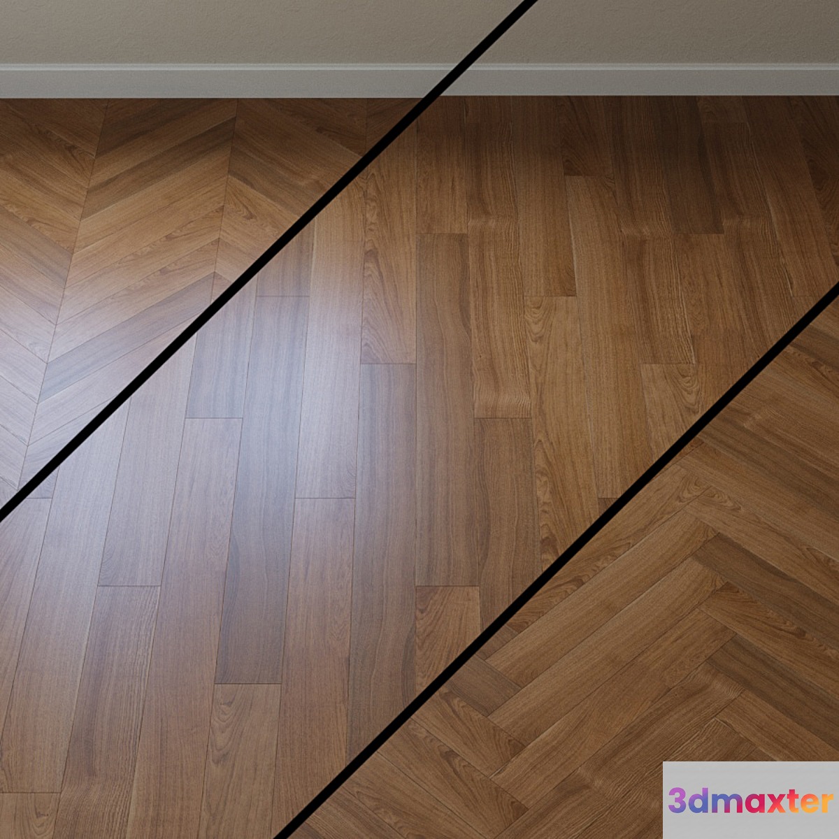Parquet board Upofloor (Upofloor) oak oak 3D Max
