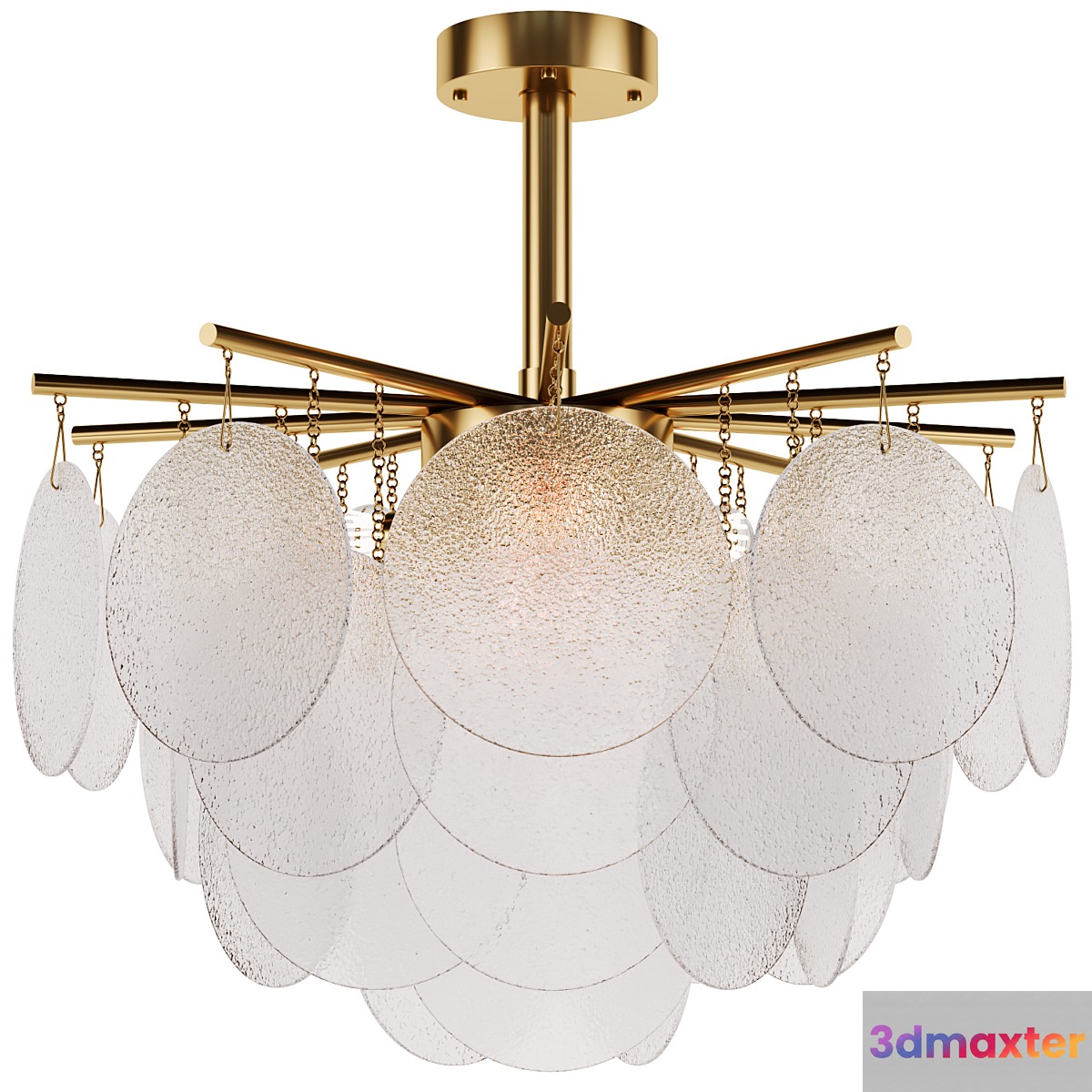 Crosby-Home LUIZA Glass 3D Max