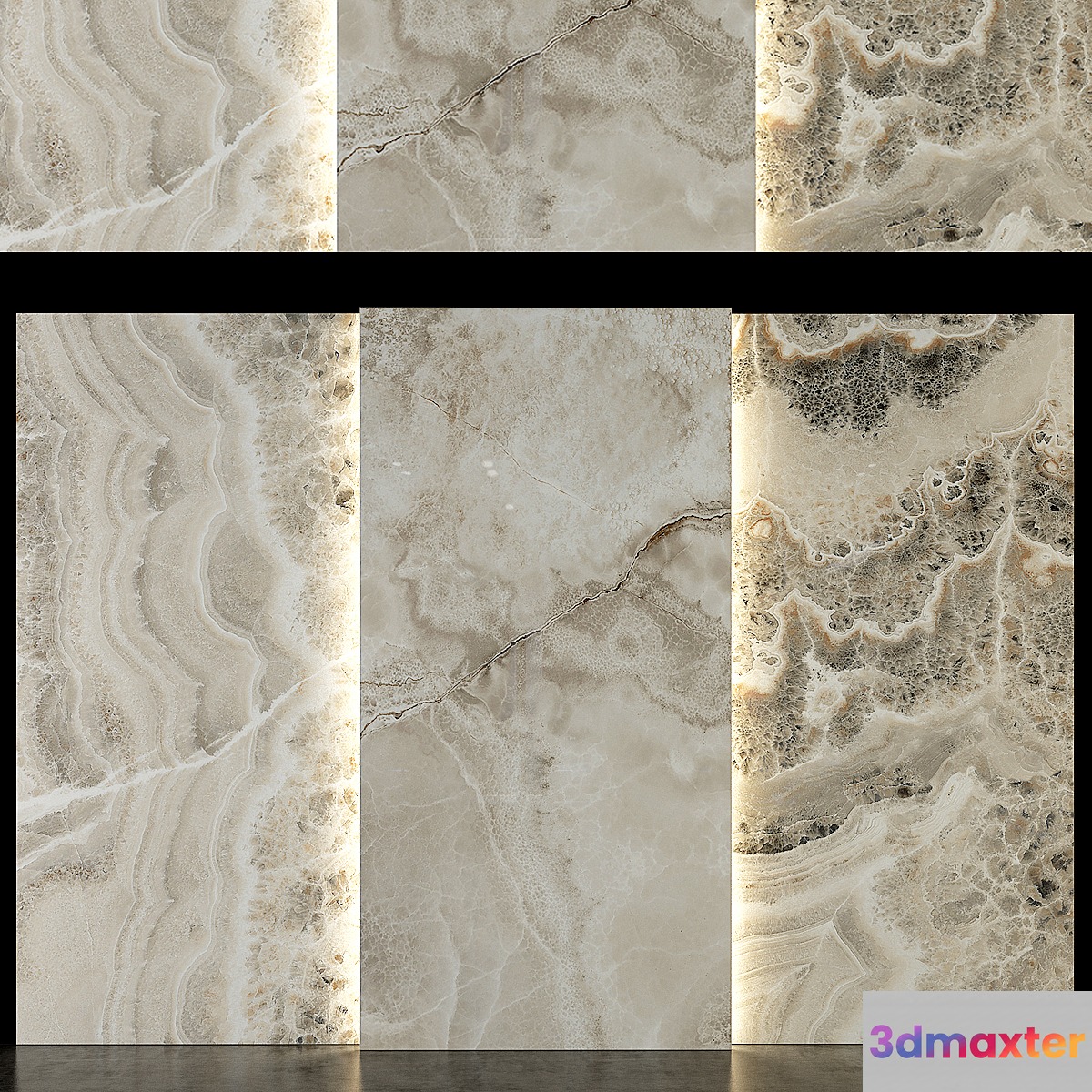 Stone Marble set 88 3D Max