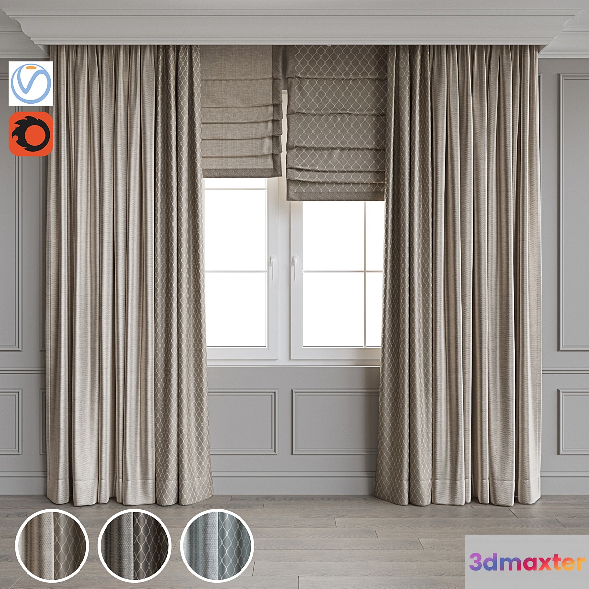 Set of curtains 68 - No.4